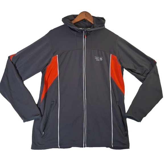 Mountain Hardwear Other - Mountain Hardwear Superpower Running Jacket Men's L* Gray Full Zip Performance